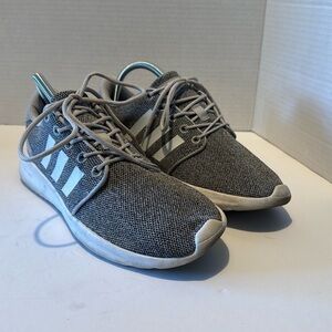 Adidas Neo Grey Sz 8 Cloudfoam Running Shoes